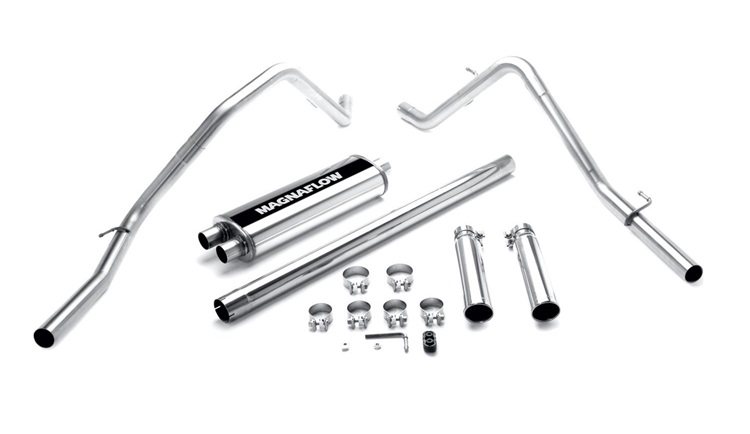 MagnaFlow Street Series Exhaust Kit 06-08 Dodge Ram 5.7L Hemi - Click Image to Close